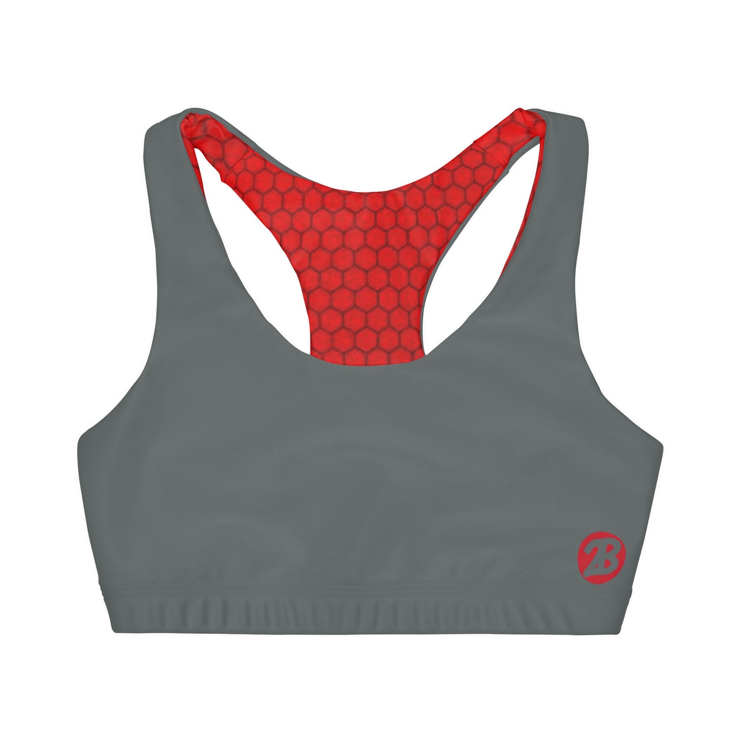 OATH Girls' Double Lined Seamless Sports Bra DGRYRD