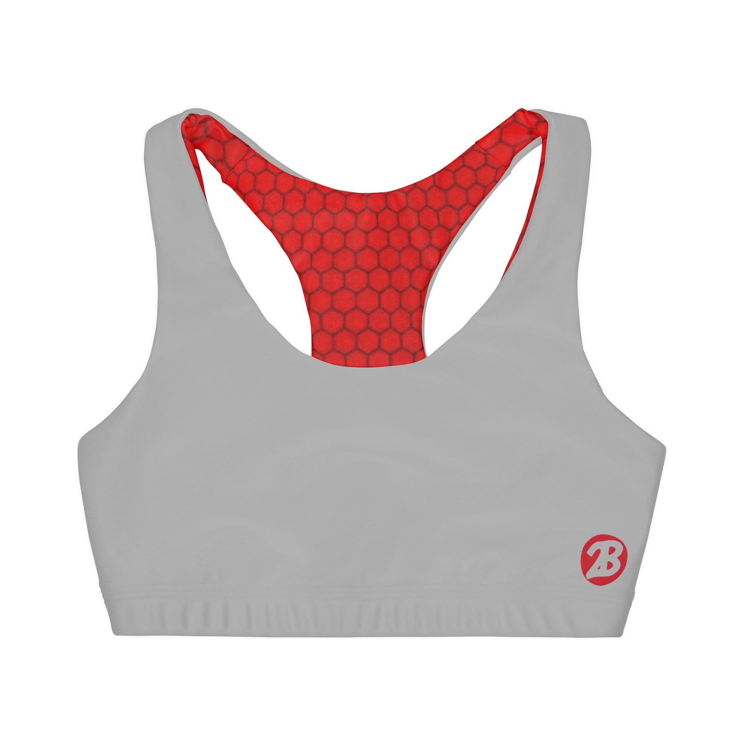 OATH Girls' Double Lined Seamless Sports Bra GRYRD