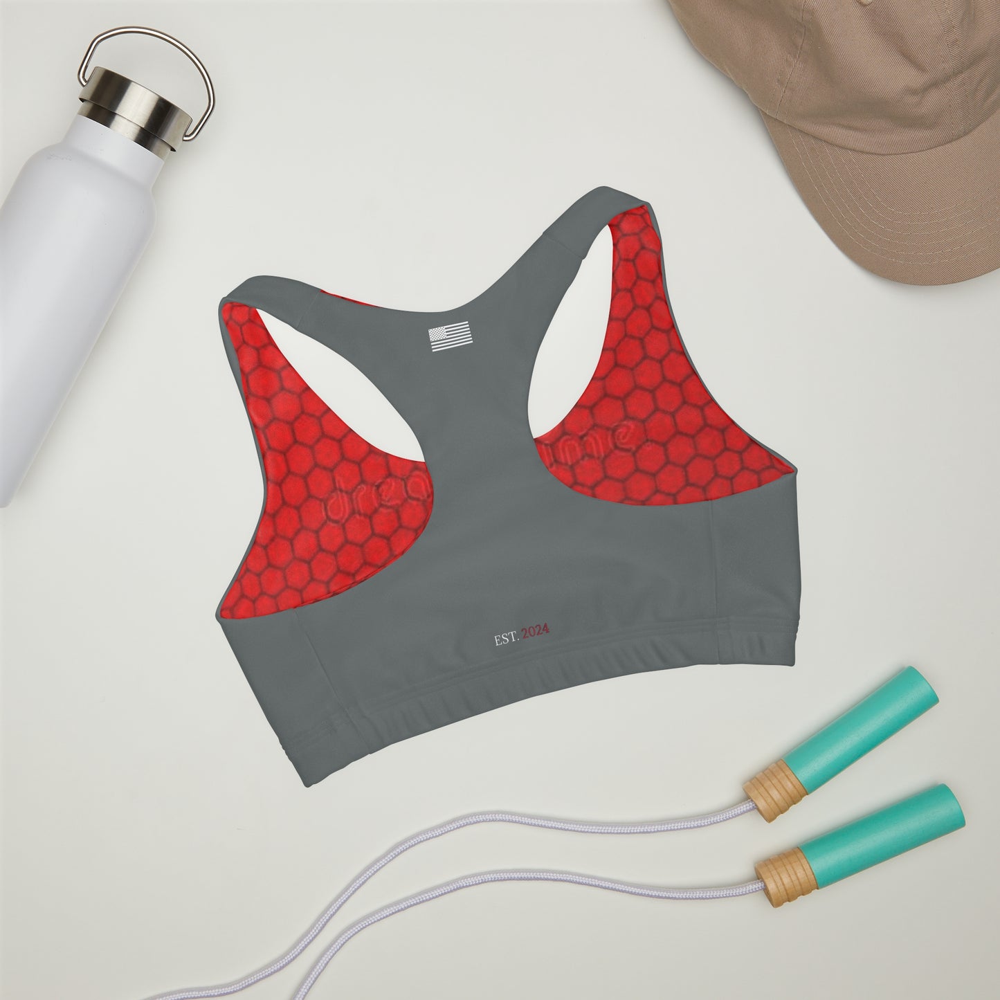 OATH Girls' Double Lined Seamless Sports Bra DGRYRD
