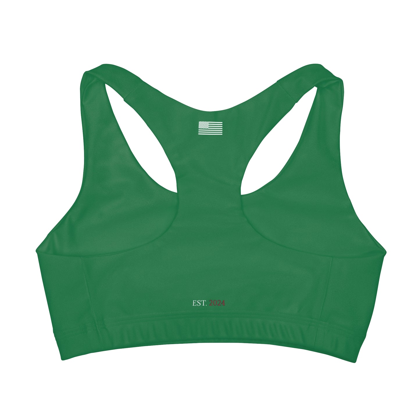 OATH Girls' Double Lined Seamless Sports Bra DKG