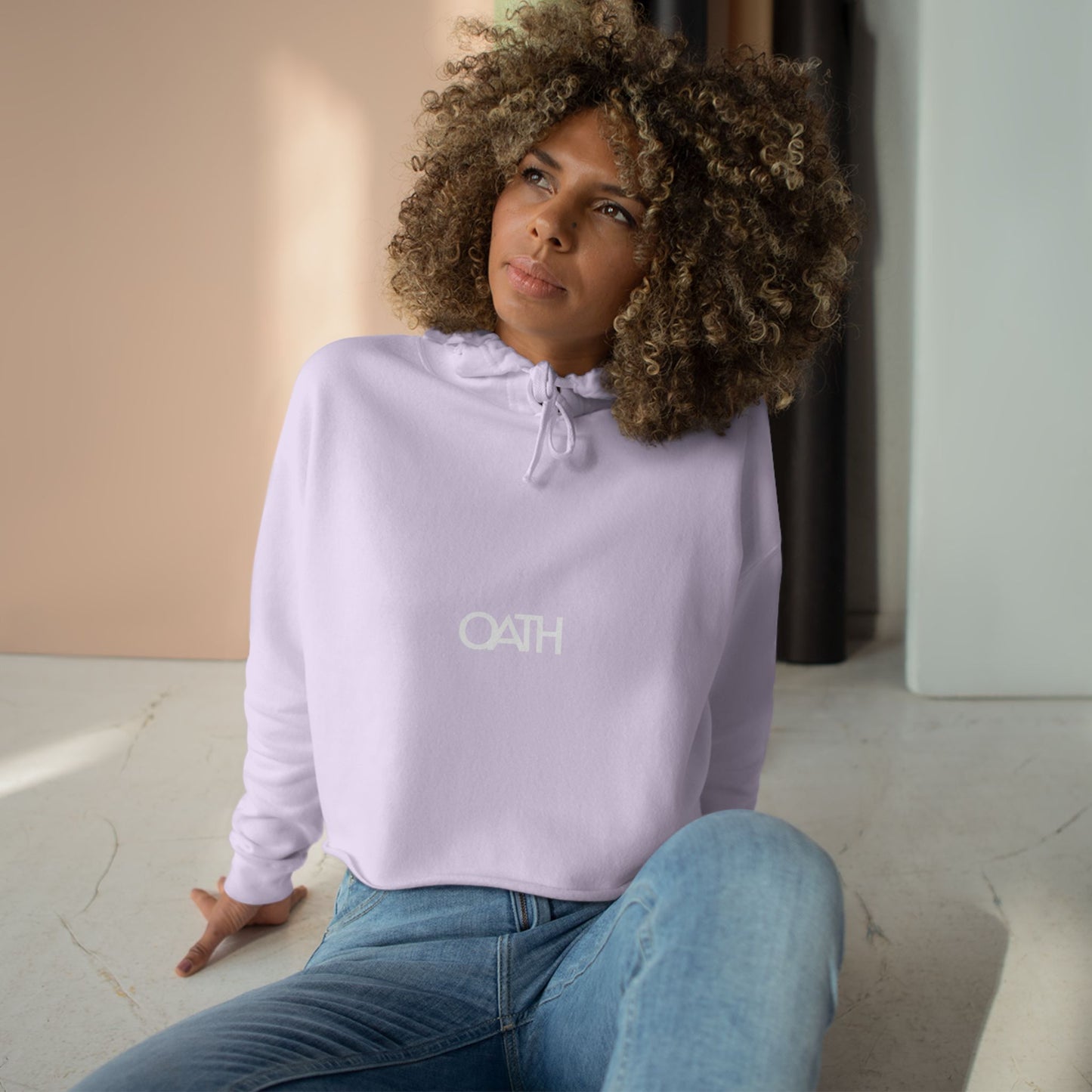 OATH Crop Hoodie - Stylish, Casual Women's Wear