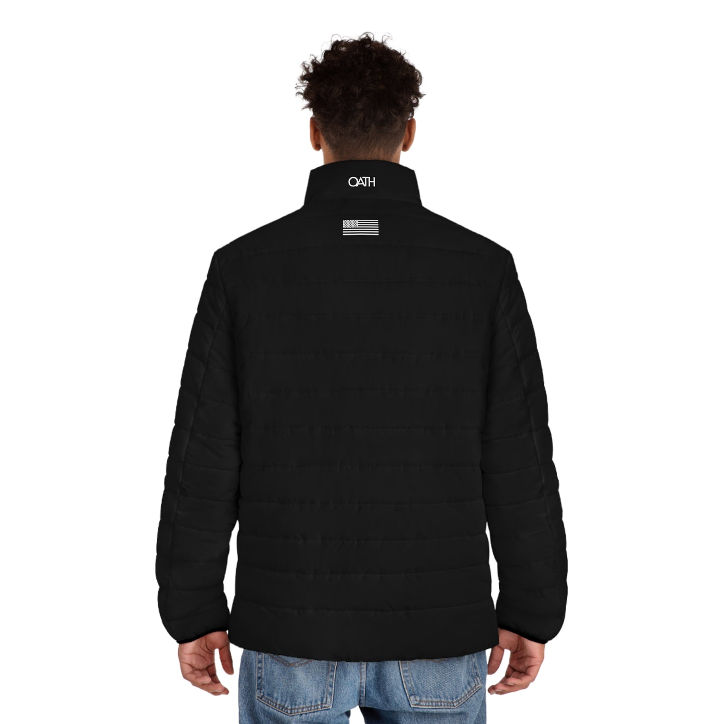 OATH. Men's Puffer Jacket BLK