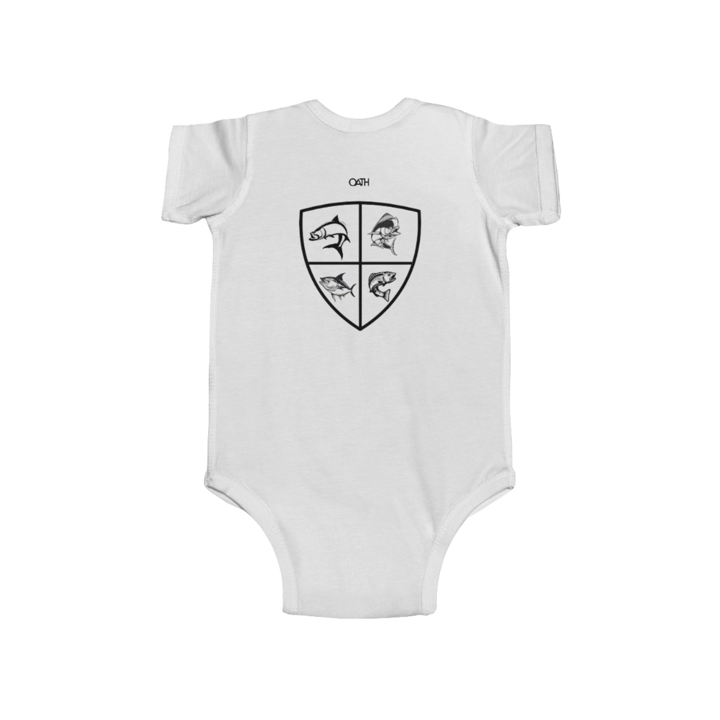 OATH Infant bodysuit Fish element tee