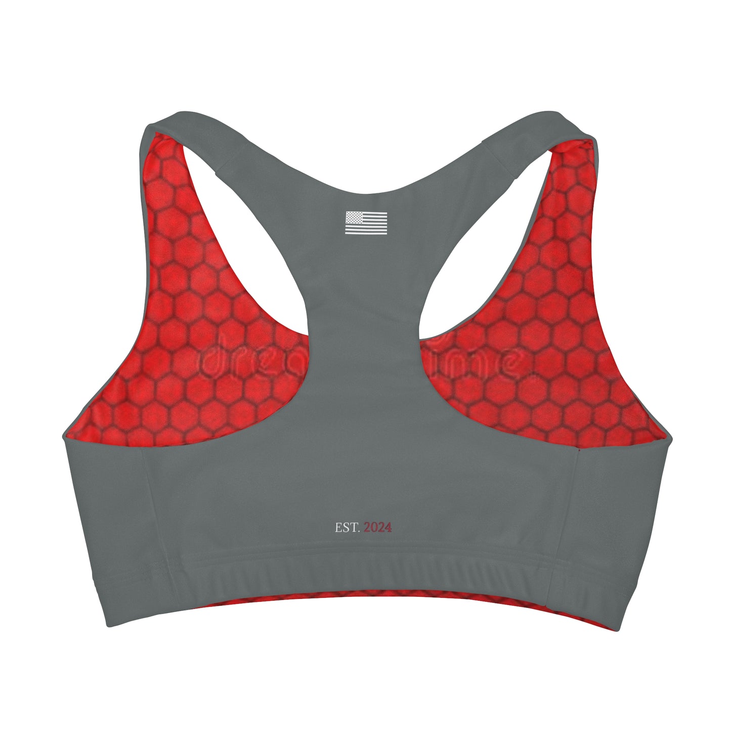 OATH Girls' Double Lined Seamless Sports Bra DGRYRD