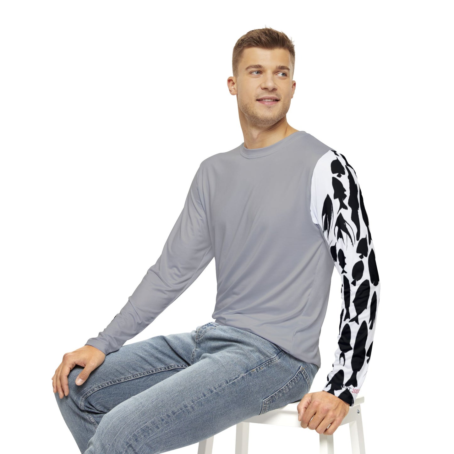 OATH Men's Long Sleeve Shirt LTGRYFISH