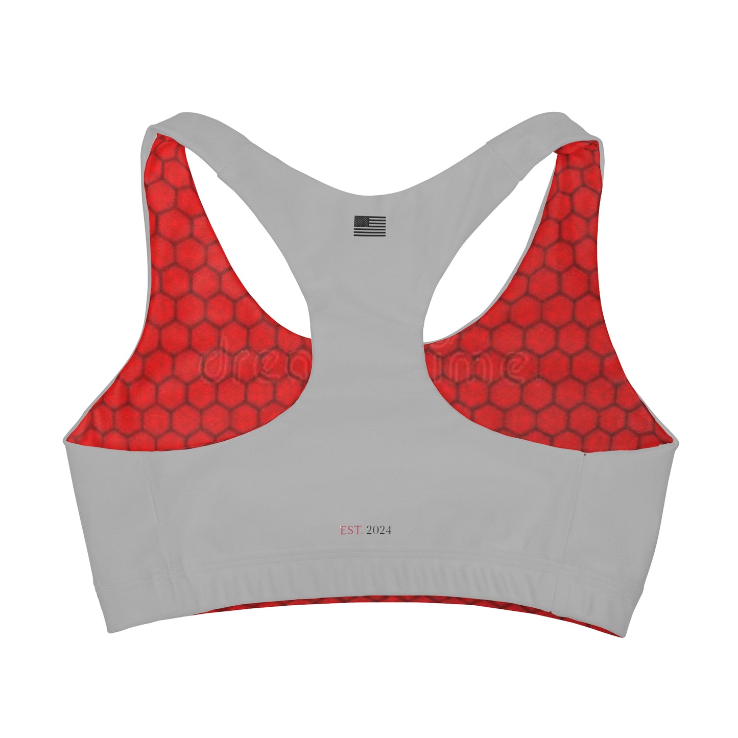 OATH Girls' Double Lined Seamless Sports Bra GRYRD