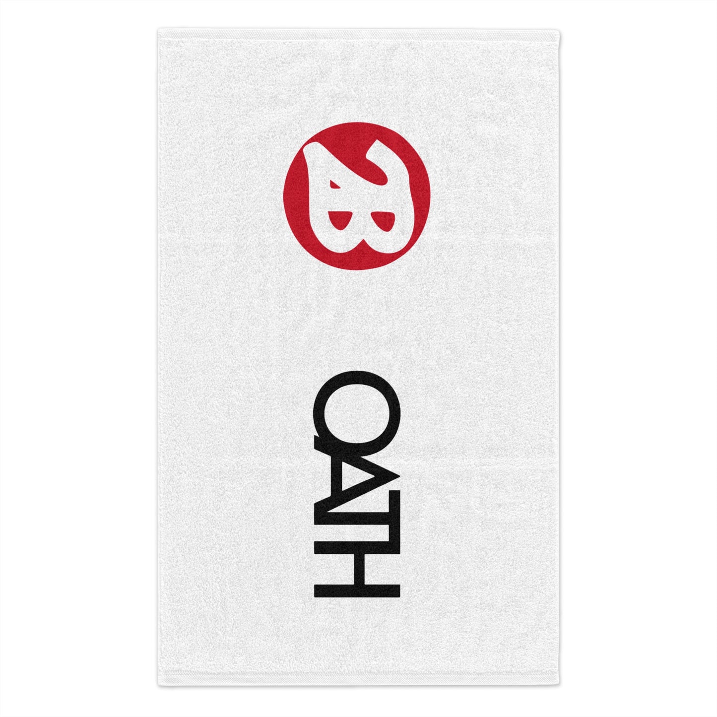 OATH Rally Towel, 11x18 whtdsc