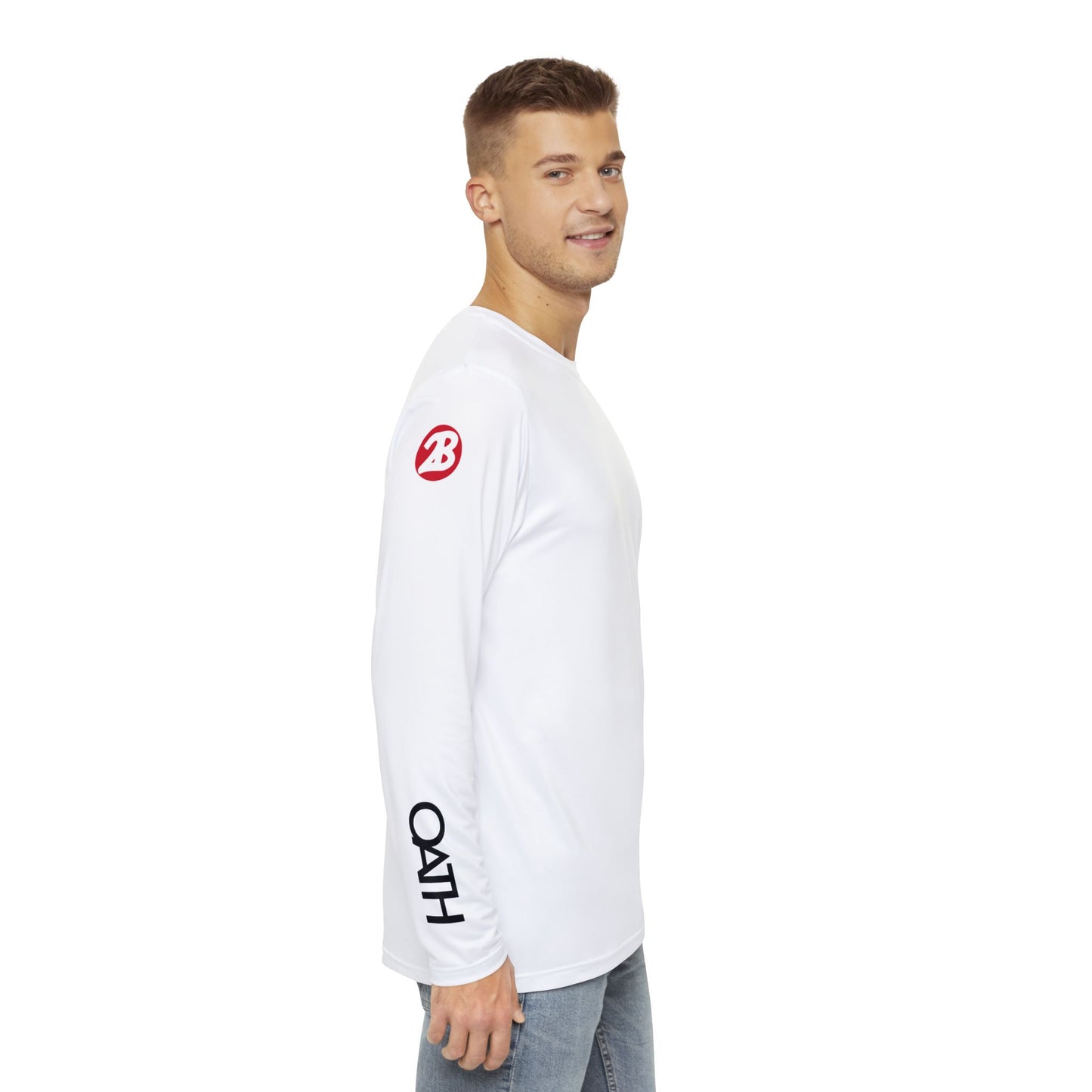 OATH Men's Long Sleeve Shirt WHTSLFISH