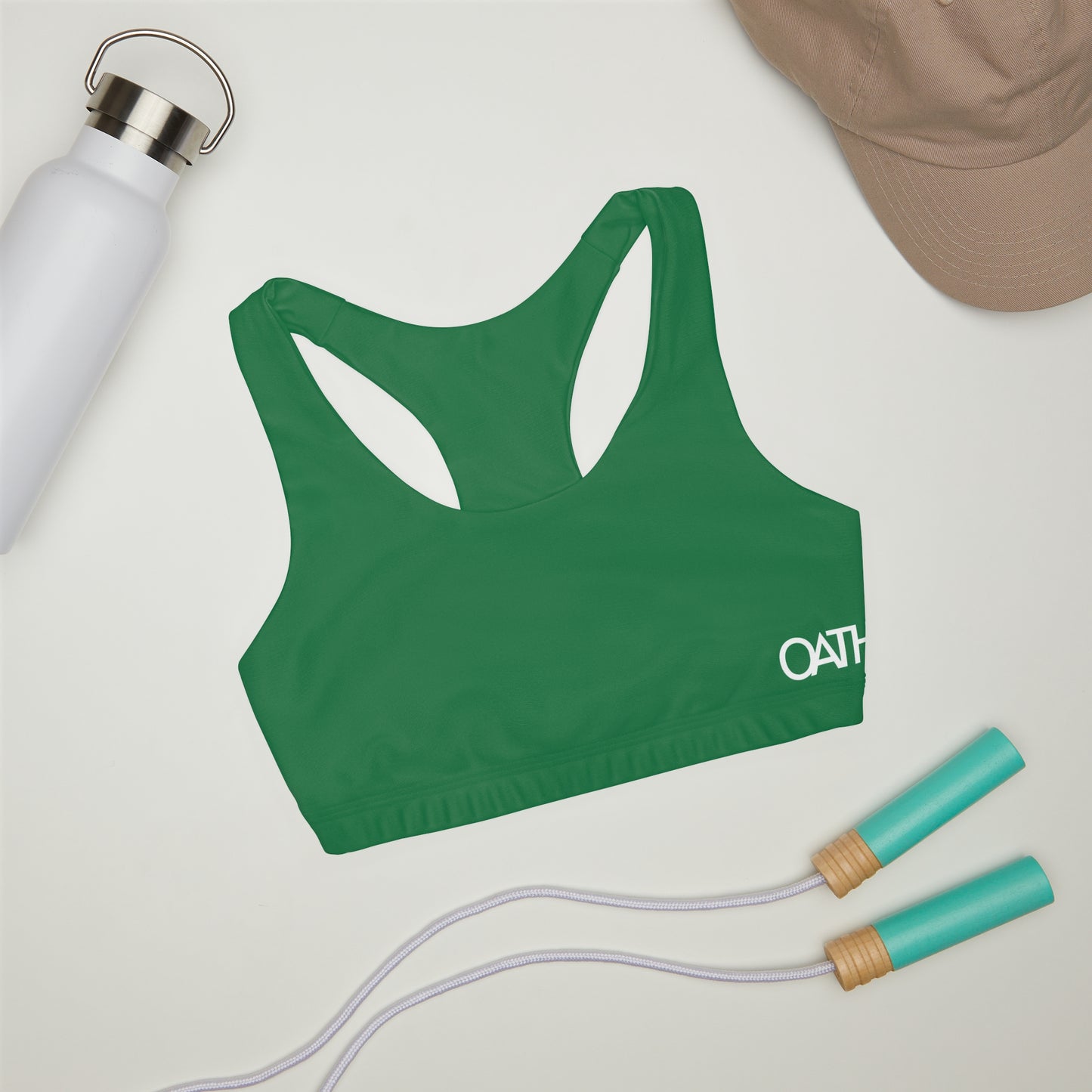 OATH Girls' Double Lined Seamless Sports Bra DKG