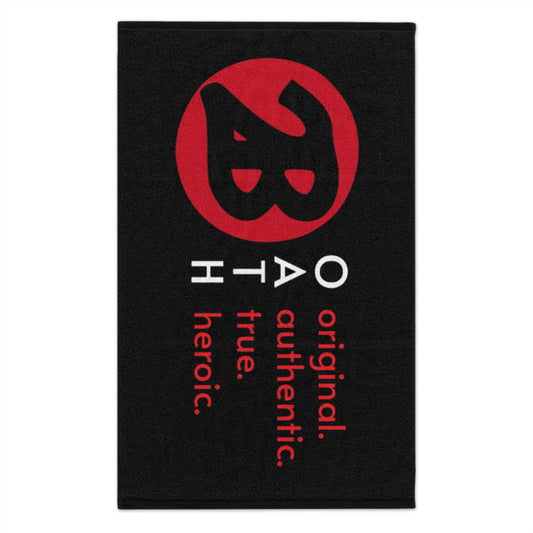 OATH Rally Towel, 11x18 blkdsc