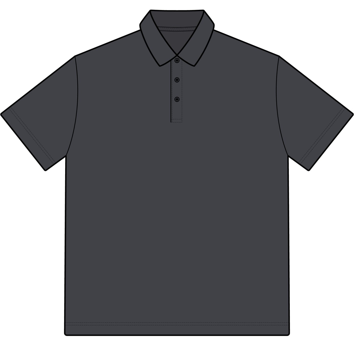 OATH Sport-Wick Colorblock Polo Shirt — Moisture-Wicking Golf & Work Polo