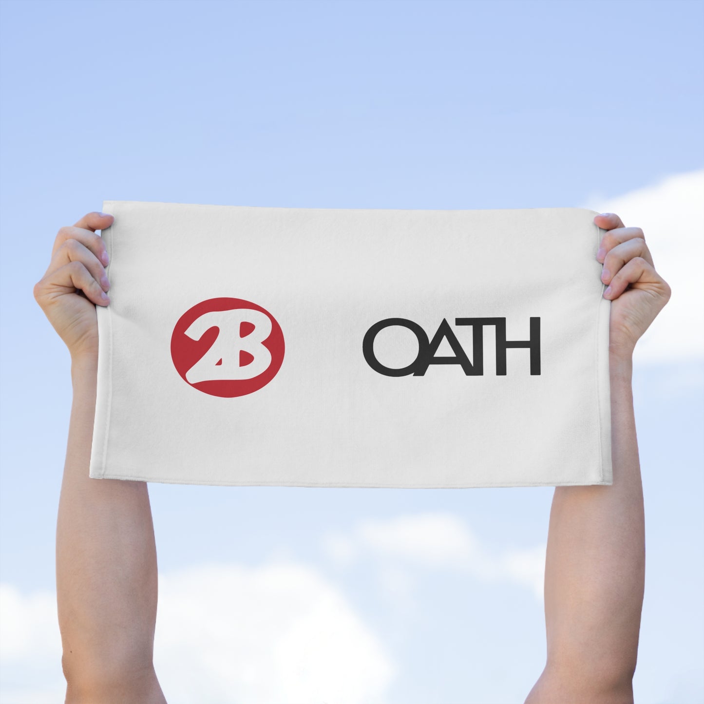 OATH Rally Towel, 11x18 whtdsc