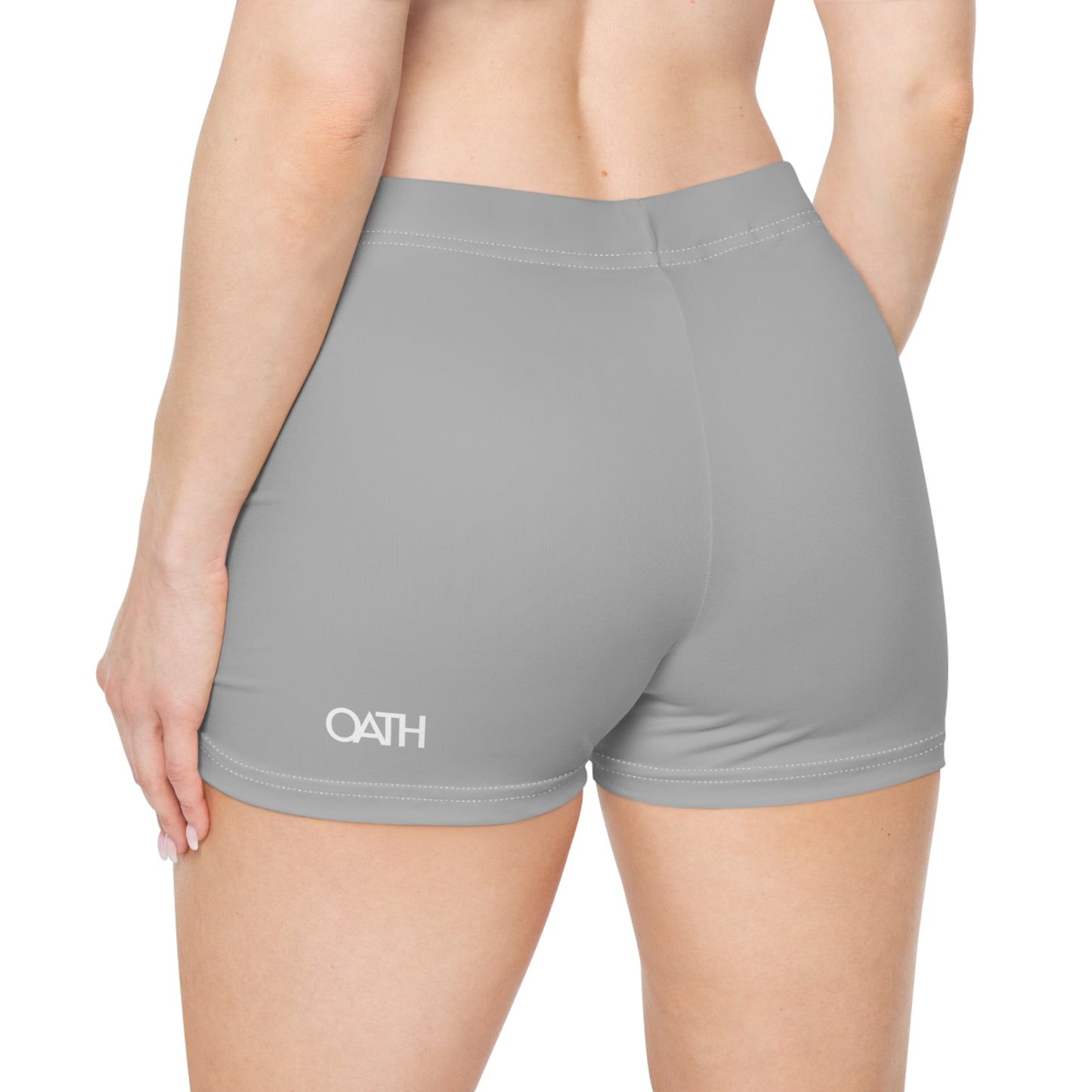 OATH Women's Athletic Shorts LTGRY
