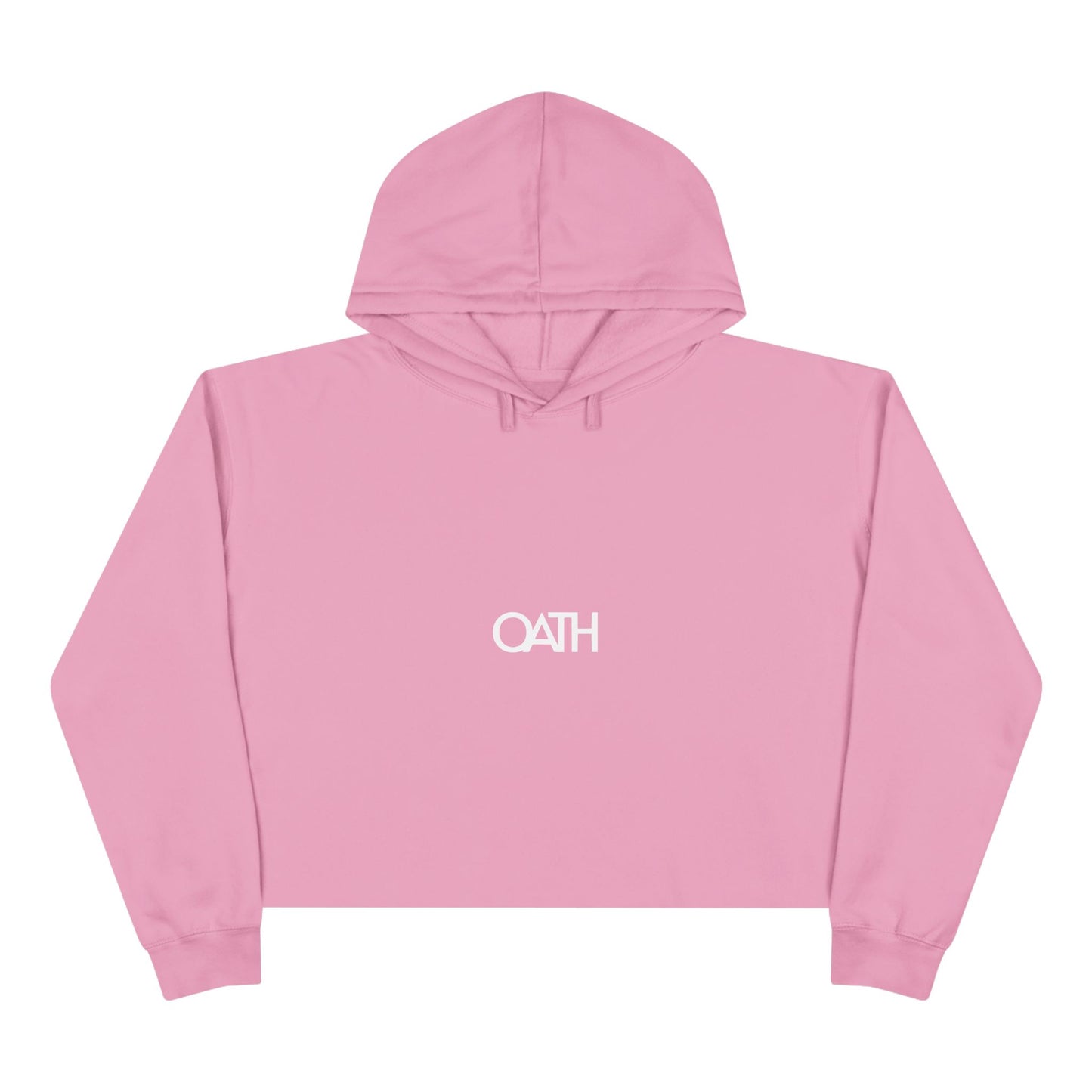 Minimalist OATH Crop Hoodie - Stylish, Casual Women's Wear