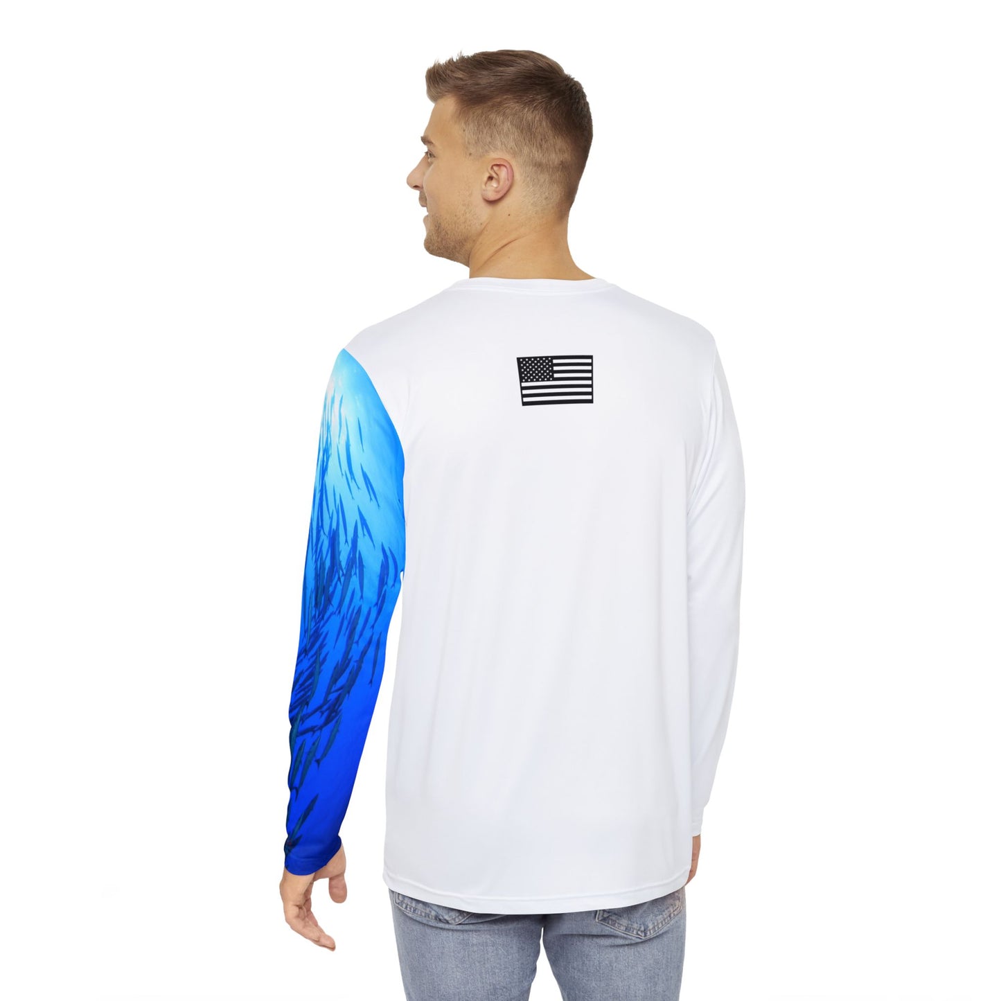 OATH Men's Long Sleeve Shirt WHTBLUFISH