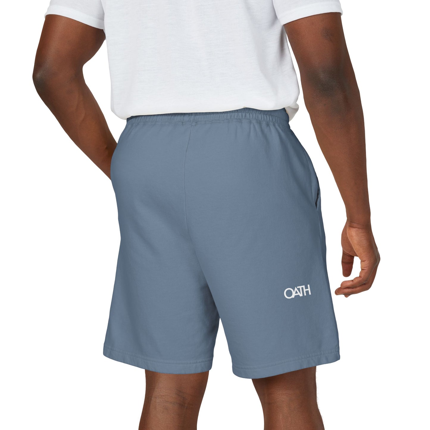OATH - USA Vertical Graphic Sweat Shorts — Patriotic Fleece Lounge Shorts