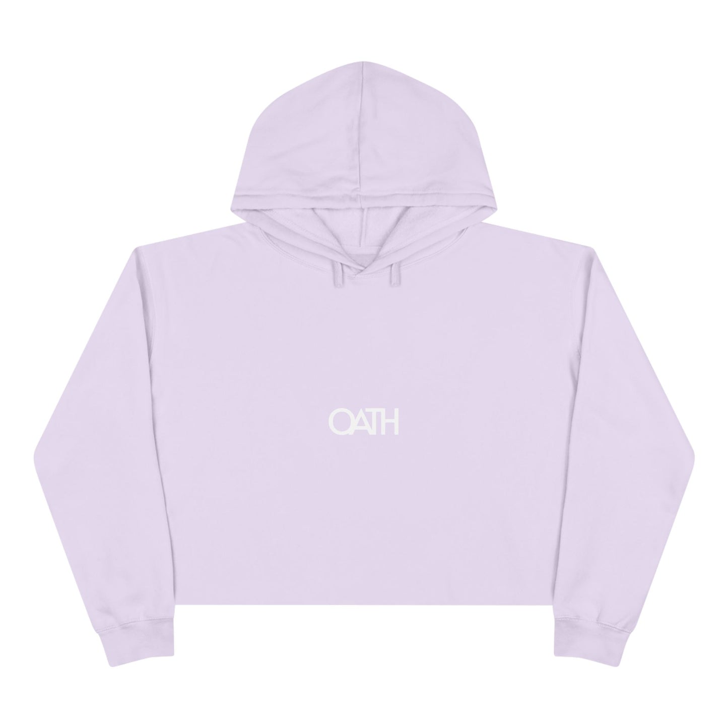Minimalist OATH Crop Hoodie - Stylish, Casual Women's Wear