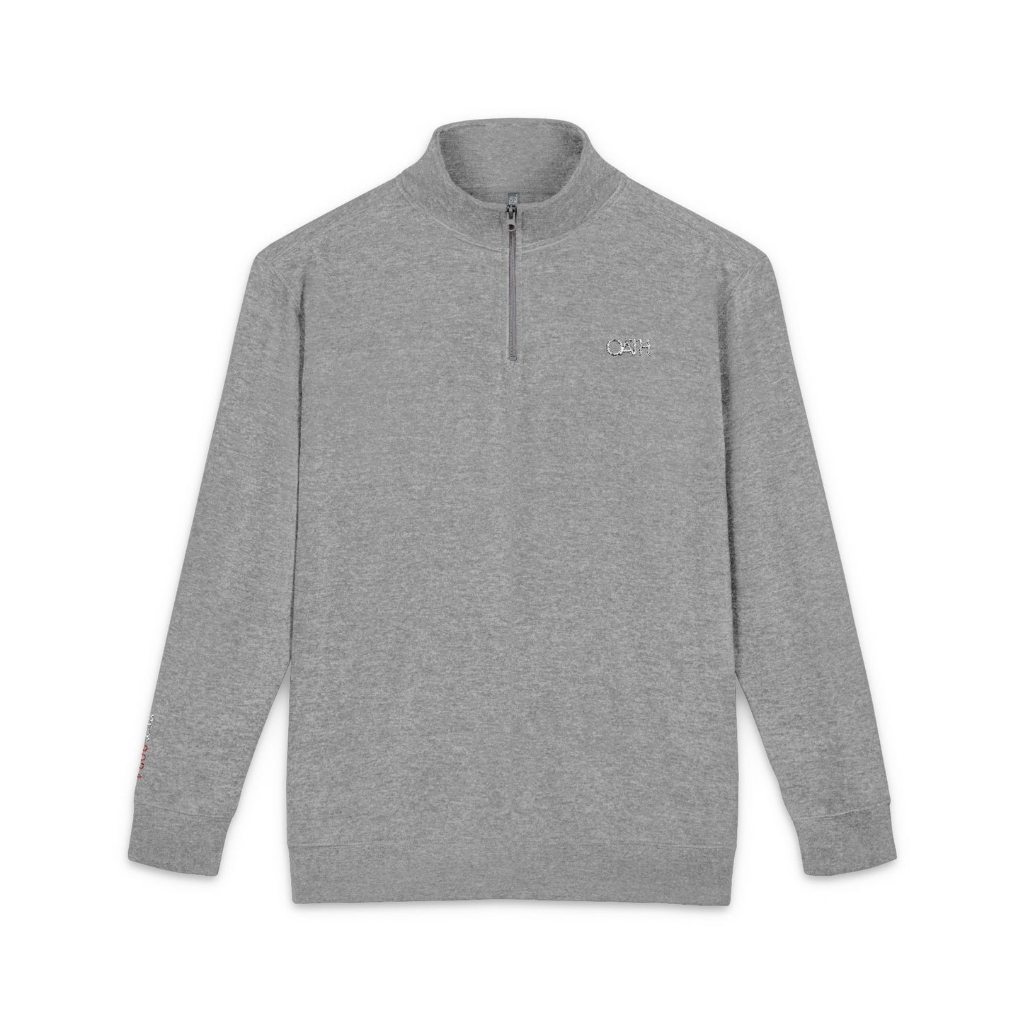 OATH Embroidered Fleece Quarter-Zip Pullover – Cozy Sweatshirt