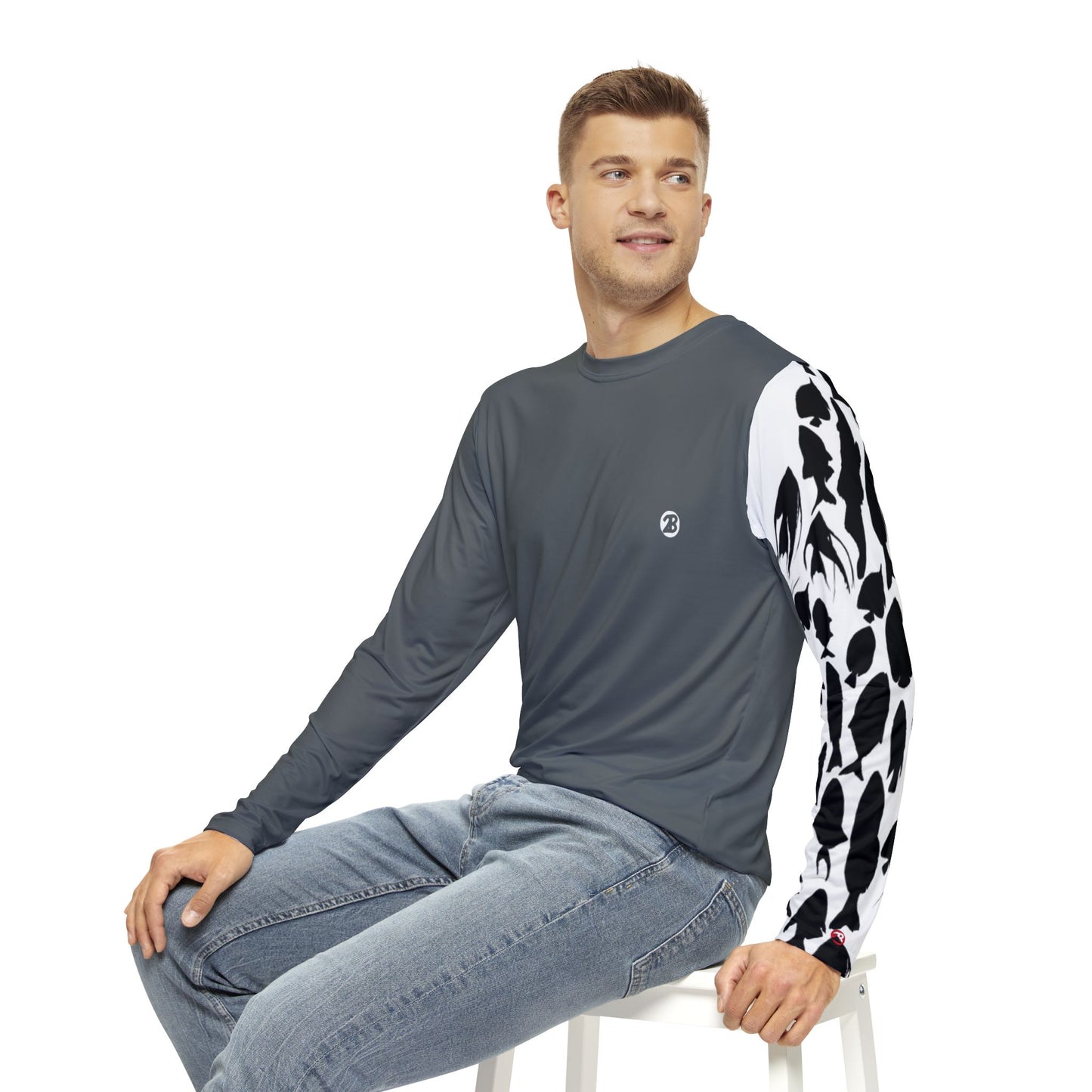 OATH Men's Long Sleeve Shirt DRKGRYFISH