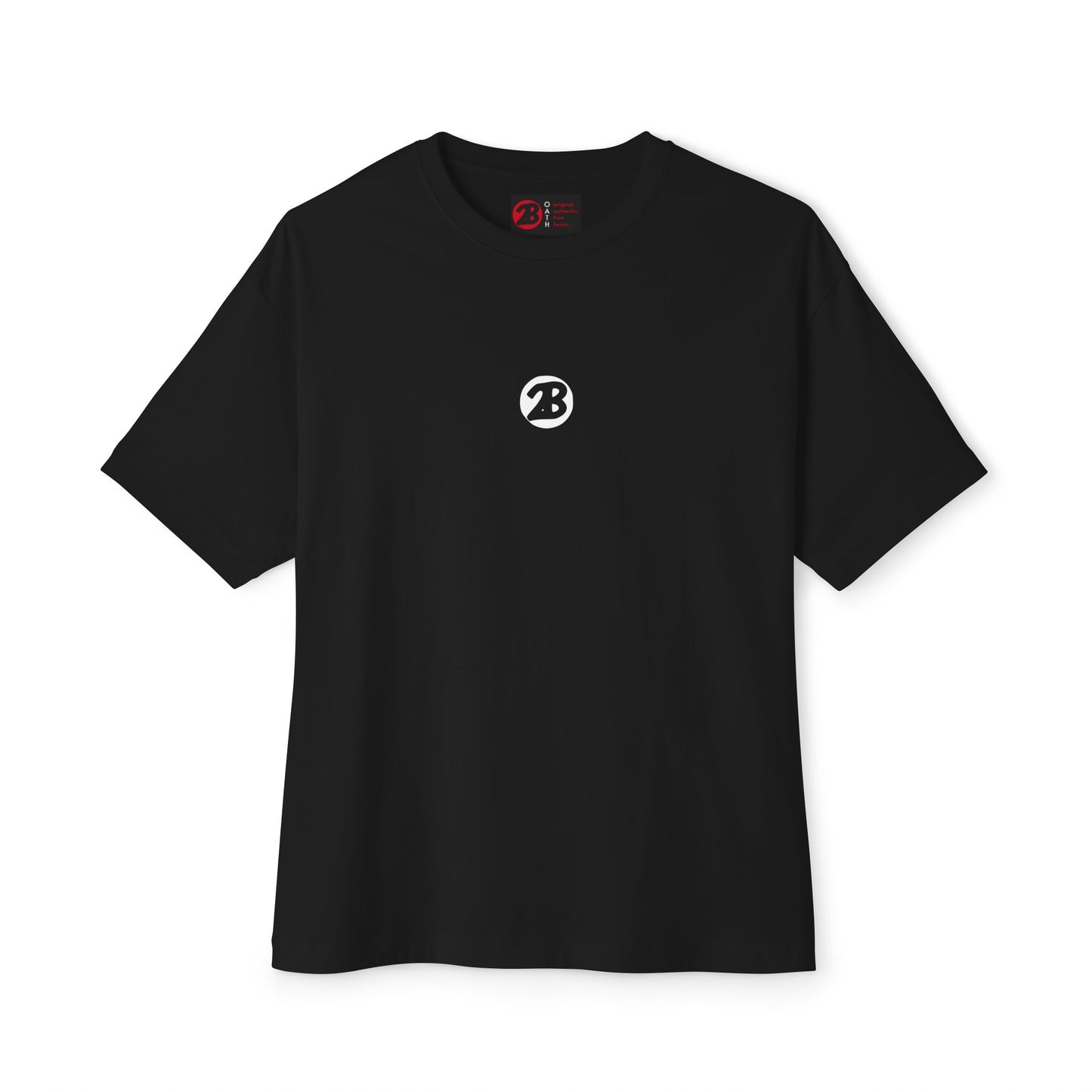 OATH Oversized Boxy Black T‑Shirt unisex