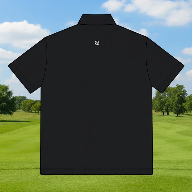 OATH Competitor United Polo Shirt - Classic Black Performance Polo