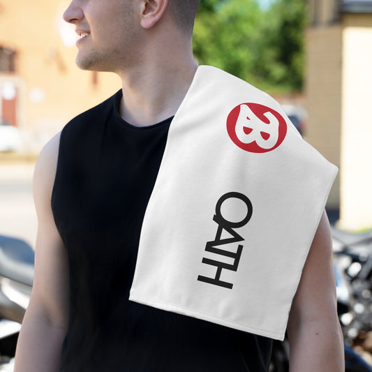 OATH Rally Towel, 11x18 whtdsc