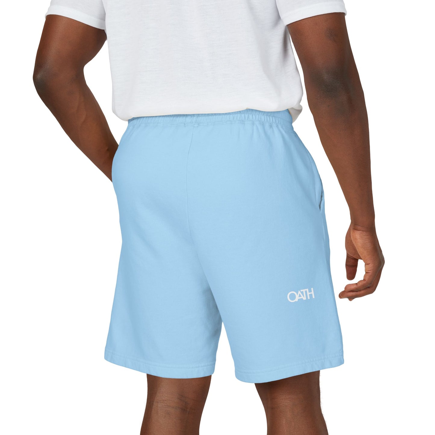 OATH - USA Vertical Graphic Sweat Shorts — Patriotic Fleece Lounge Shorts