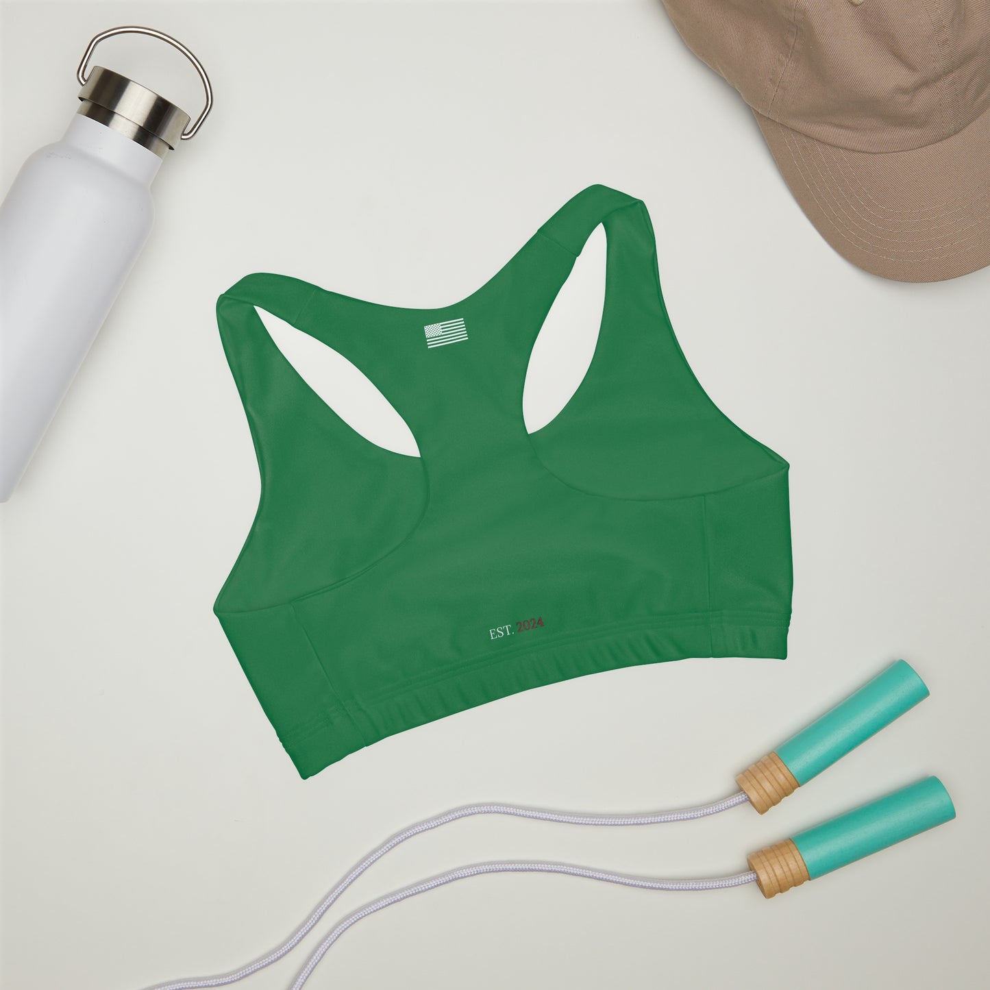 OATH Girls' Double Lined Seamless Sports Bra DKG