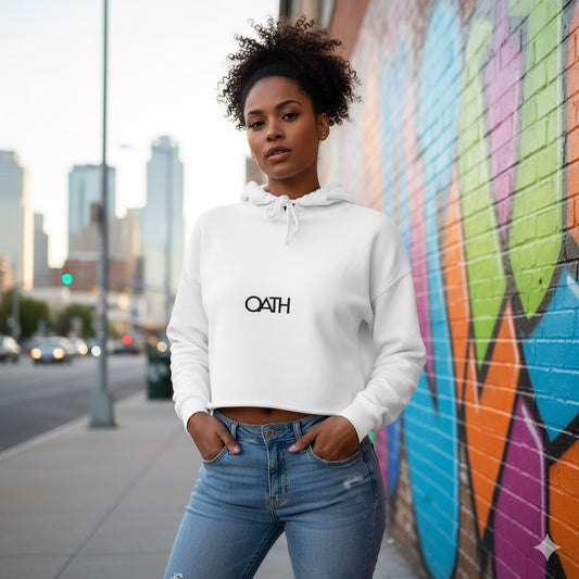 OATH Crop Hoodie for Everyday Style